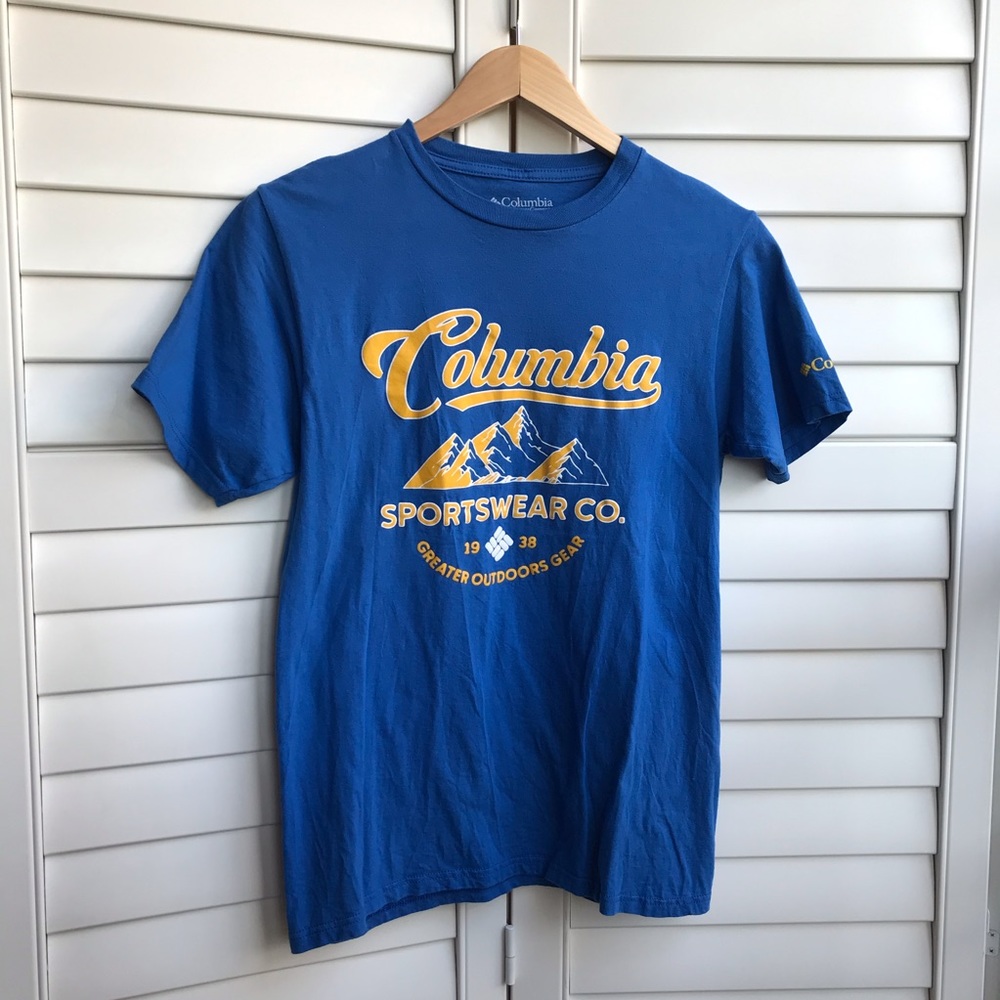 Columbia 100% Cotton Blue Men's Small T-shirt